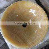 Yellow Marble Basin for Bathroom thumbnail-1