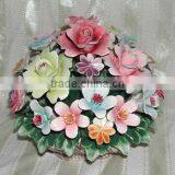 Ceramic Flower Basket thumbnail-1