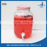 Square Clear Glass Juice Dispenser for Sale in Bar Party thumbnail-1