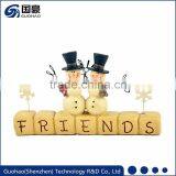 Custom Snow Man Best Friends Gifts Christmas Decoration thumbnail-1