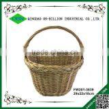 Made in China Handle Woven Triangular Boys Custom Bike Willow Basket thumbnail-2