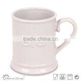 Ebossed Porcelain Mug Porcelain Mug Whole Sale With Stripes thumbnail-4