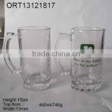 460ml beer glass mug
