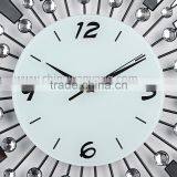 Metal Crystal Wall Digital Clock With Mirror thumbnail-2