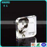 KM-VP50 Factory Custom Absolutely Clear Acrylic Beauty Girl L-shaped Photo Frame & Picture Frame thumbnail-4
