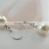 available 9-10mm freshwater pearls latest design of pearl earrings
