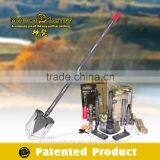 Unique Outdoor Multi-use Camping Accessories With Shovel Hoe Hammer Fire Flint thumbnail-2