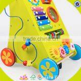 2017 Wholesale Wooden Baby Activity Center Preschool Wooden Baby Activity Center W16E072 thumbnail-3