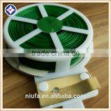30m Green Plastic Twist Tie Roll With Cutter for Gardening thumbnail-5