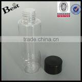 2017 Hot New Producosmetic Packaging Beard Oil Essentialoil Flat Shoulder Cosmetic Toner 250ml Flip Top Cap Clear Plastic Bottle thumbnail-4