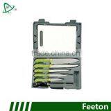 8pcs Stainless Steel Knife Set With Plastic Box thumbnail-1