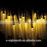 2016 New Popular Solar Power Waterproof 20 LED Bubble Bar Fairy String Lights Party Wedding Xmas Outdoor Decoration thumbnail-4