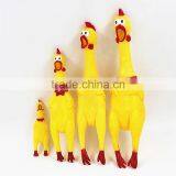 17 32 40 44CM Squeeze Shrilling Screaming Chicken Dog Pet Toy thumbnail-1