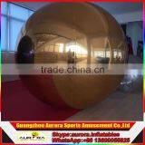 High Quality Popular Decoration Sliver Inflatable Mirror Ball Inflatable Stainless Steel Spheres