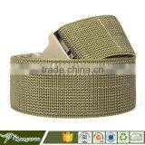 Brown Tactical Belt With Buckle Metal Military thumbnail-3