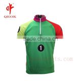 Customized sublimation printing cycling jersey