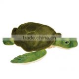 Whosale green color stuffed turtle plush animlas tortoise sea animal turtle toy