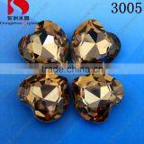 Loose Light Smoked Topaz Color Crystal Jewelry Fancy Glass Stone