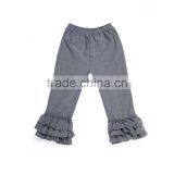 Hot Sale Baby Fall Long Ruffle Pants Kids High Quality Jeans Tight Leggings Children Clothes thumbnail-2