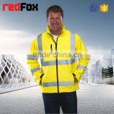 hi Vis 3M Cheap Reflective Electrical Fleece Safety Jacket thumbnail-3