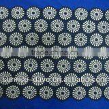 Blue Flower Pattern Cotton Crochet Lace Fabric thumbnail-1