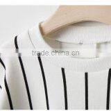 2-7 Years New 2017 Wholesale Autumn Long Sleeve O-Neck Stripe Kids Girls Coats (pick Size Color) thumbnail-4