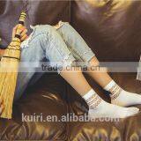 WS-35 2017 New Hot Fashion Popular Women Ladies Sexy Soft Lace Floral Short Ankle Party Travel Network Breathable Fishnet Socks thumbnail-6