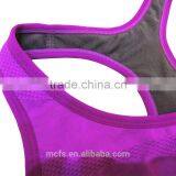New Purple Wireless Bra Top Soft Plain Sexy Bra Underwear Seamless Fitness Yoga Bra thumbnail-5