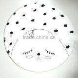 S65594A Baby Boys Girls 100% Cotton White Cute Cartoon Print Blanket thumbnail-1