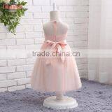 China Supplier Short Pink Flower Girl Dress for 4 Years Girl thumbnail-3