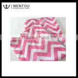 Custom Baby Girl Chevron Stroller Blanket thumbnail-3