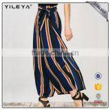 2017 Striped Wide Leg Pants,pants for Woman,chiffon Pants thumbnail-1