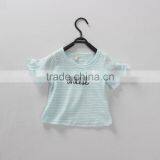 Wholesale Summer Cotton Priting Kids Girl Short Sleeve t Shirts thumbnail-3