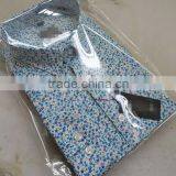 Blue Micro Floral Mens Dress Shirts thumbnail-1