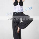 V Neck Tee Wide Leg Pant Custom Yoga Sport Wear Women thumbnail-1