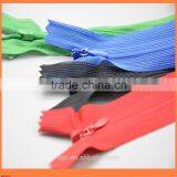 No.#3 60 cm Colorful Nylon Zipper Lace Tape Water Drop Puller Invisible Zipper thumbnail-4