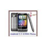 Capactive Screen A5000 Android 2.2 Dual SIM WIFI TV GPS Smart Phone $135 Free Shipping by Western Union thumbnail-1