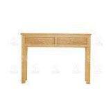 Simple Ash Wood Furniture Study Desk With Pure Hard Wood 2 Drawers thumbnail-1