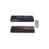 Black Mini 5 in 1 Hdmi Amplifier Switcher Remote Control / Automatic Hdmi Switch thumbnail-1