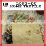 checked yarn dyed cotton tea towel/kitchen towel