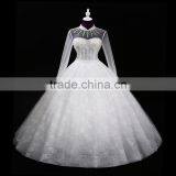 2017 Sweetheart Mermaid Lace Mermaid Color Wedding Dress Bridal for Bride High Neck Bridal Dress F11401 thumbnail-1