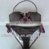 Sexy Grey Lace Two Pieces Swimwear /Bikini thumbnail-1