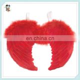 Adult Party Costume Large Red Feather Angel Wings HPC-0891
