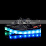 Factory Wholesale Latest Design USB Rechargeable Kids LED Luminous Light Shoes Children Kids Led Shoes Sneakers thumbnail-2