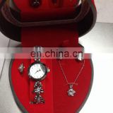 China New jewelries Women Fashion Gold watch Jewelry gift Set