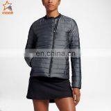 100% Polyester Lightweight Waterproof Wholesale Blank Varsity Fashion Nylon Jackets Women