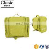 CR Best Selling Products in Europe Fashion Noble Large Capacity Women Make up Purse Green Zipper Travelling Bag