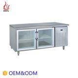 Stainless Steel 2-Doors Soda Tank Refrigerator for Commercial Use thumbnail-2