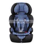 HDPE Blue Tartan baby car seat double with ECE r44/04 certificate