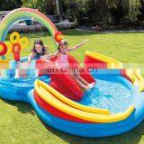 Rainbow Ring Inflatable Play Center Inflatable Pool Slide For Kids thumbnail-2